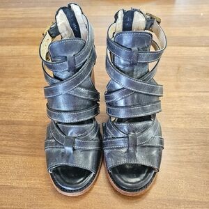 FREEBIRD CLAW  BLACK SANDALS, SIZE 10